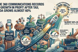 Value 360 Communications records 72% growth in profit after tax; EBITDA grows almost 60%