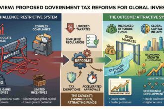 Government proposes sweeping tax reforms to attract offshore funds; eases rules for global investors
