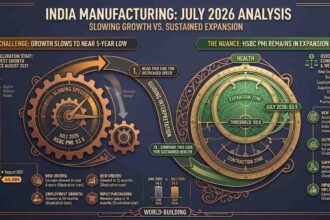 India's manufacturing growth slows to near 5-year low in July, but HSBC PMI remains in expansion zone